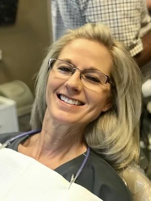 patient smiling