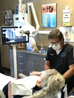 doctor treating patient
