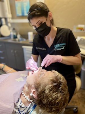 real patient being treated