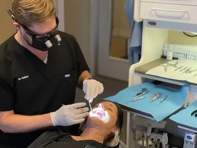 patient receiving treatment